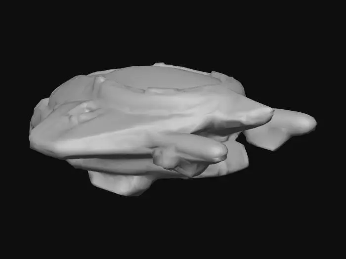 3D model for Alien Def Ship Foiookripto