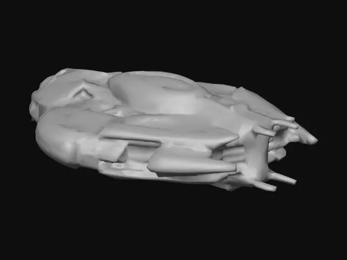 3D model for Alien Def Ship Voyager