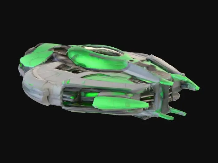 3D model for Alien Def Ship Voyager