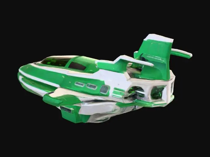 3D model for Alien Cruiser Enterprise