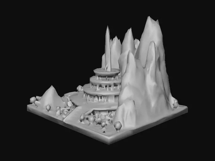 3D model for M. Cidade Encravado