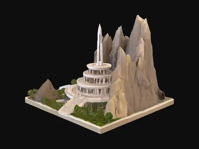 3D model for M. Cidade Encravado