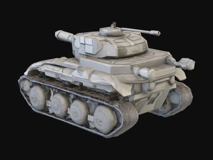 3D model for Tank M-1 WWII