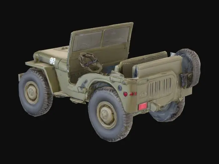 3D model for Jeep WWII