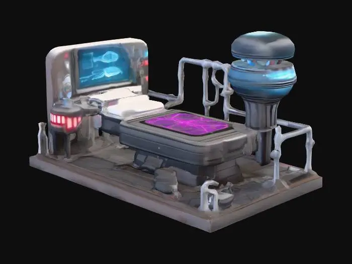 3D model for alien medical Lab