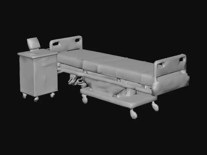 3D model for Hospital Bed