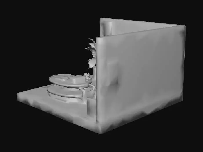 3D model for Sala Espera Hospital