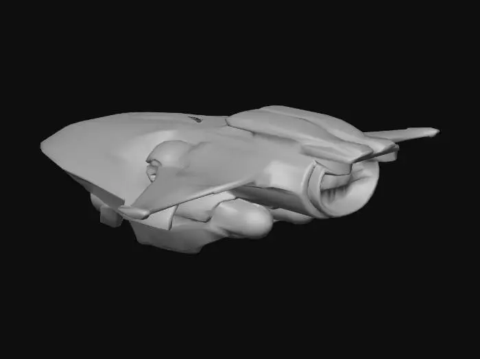 3D model for Atack Ship Borbo