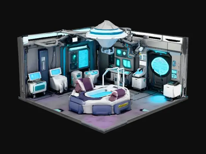 3D model for Room Medical Bay