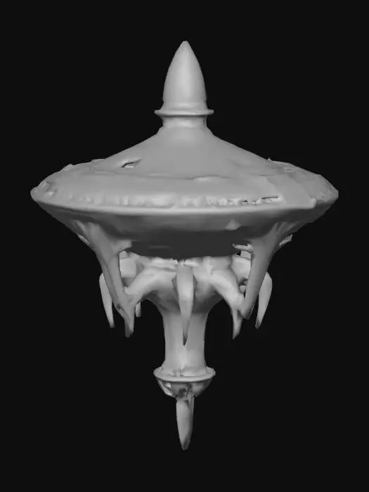 3D model for Alien Ship Outpost-56