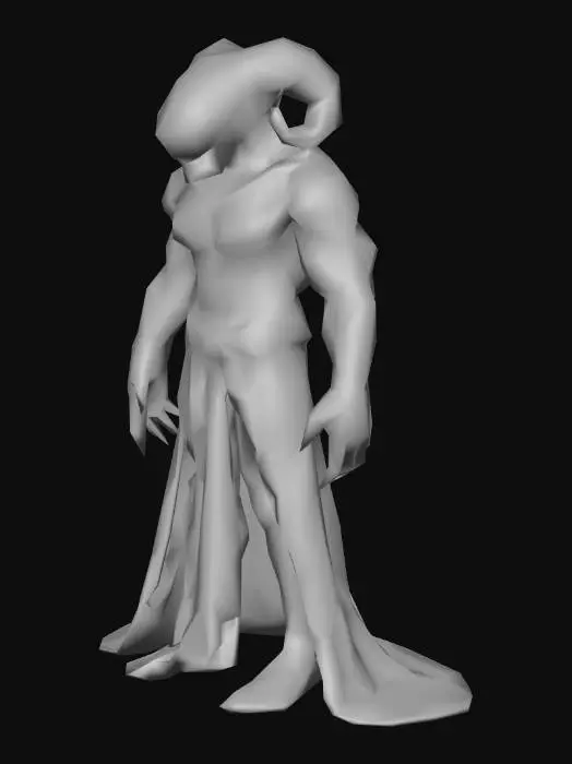 3D model for A highly detailed Alien Prime Minister model with a massive, muscular body and rough