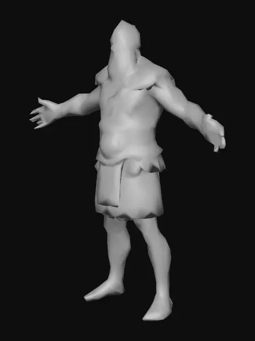 3D model for Celtic Warrior