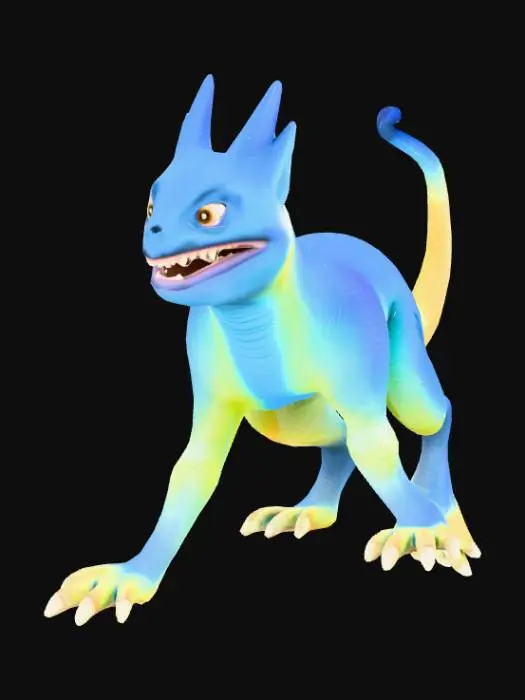 3D model for Exotic Alien Animal