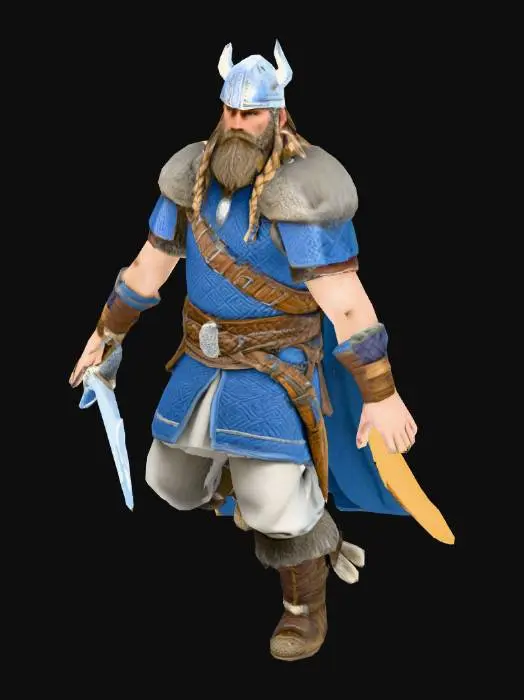 3D model for Viking Warrior