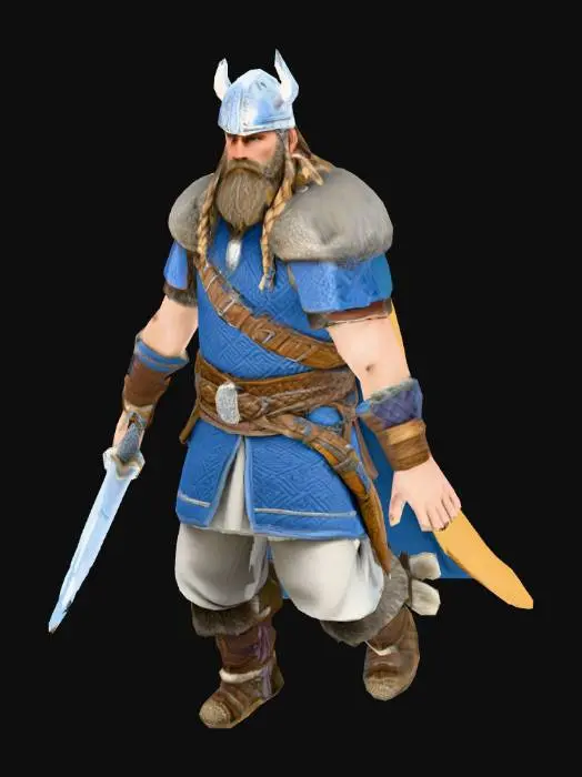 3D model for Viking Warrior