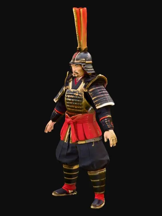3D model for Samurai Warrior