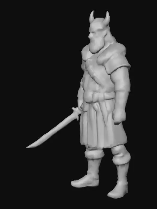 3D model for Viking Warrior