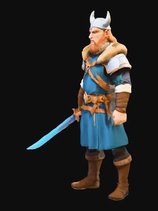 3D model for Viking Warrior