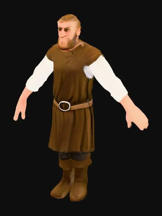 3D model for Viking Peasant