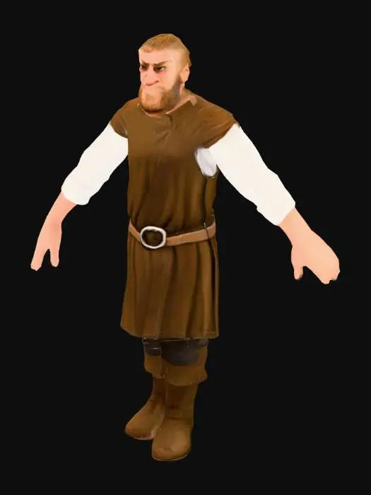 3D model for Viking Peasant