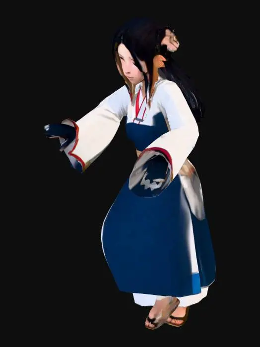 3D model for Samurai Peasant