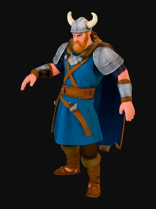 3D model for Viking Warrior