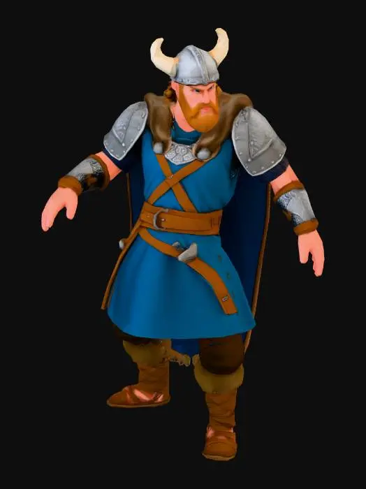 3D model for Viking Warrior
