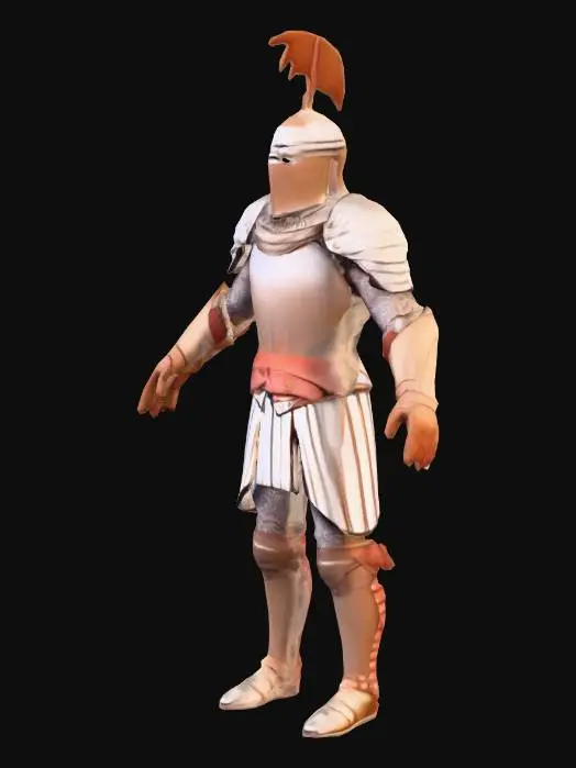 3D model for Normand Knight with sword
