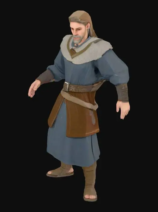 3D model for German Tribe Citizen