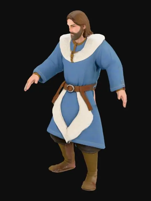 3D model for German Tribe Citizen