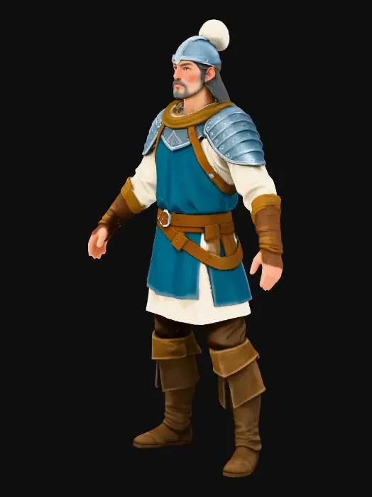 3D model for Knight of Valor