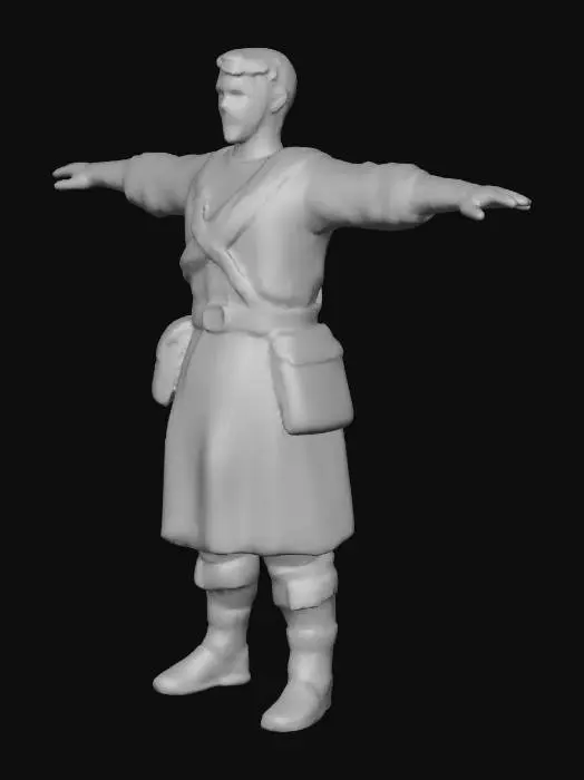 3D model for German Tribe Citizen