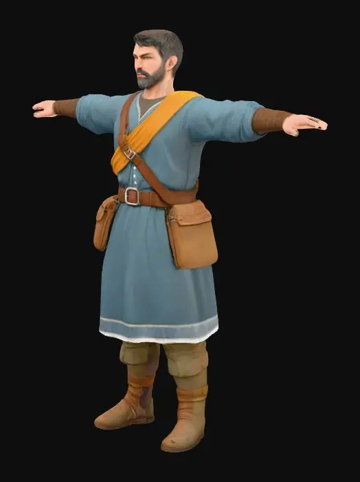 3D model for German Tribe Citizen