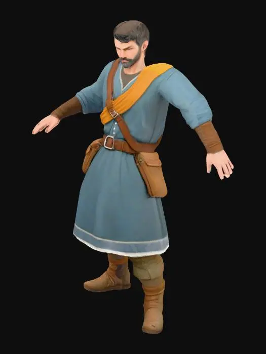 3D model for German Tribe Citizen