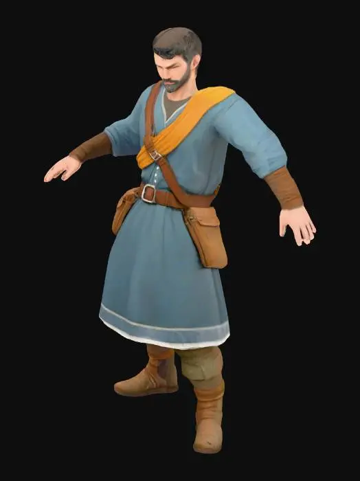 3D model for German Tribe Citizen