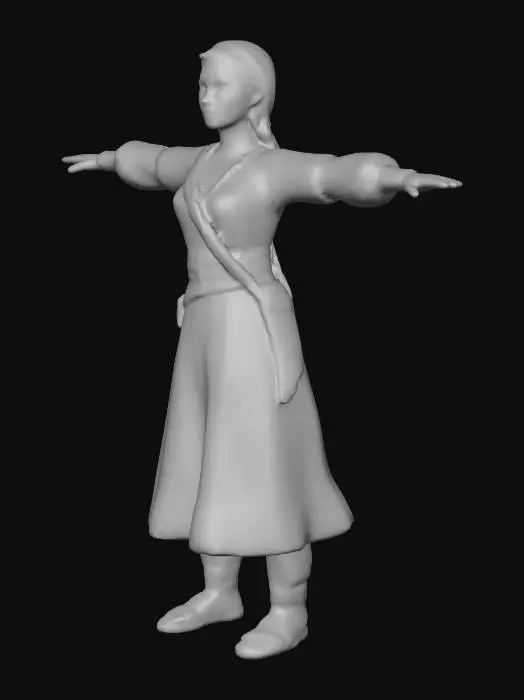 3D model for German Tribe Peasant