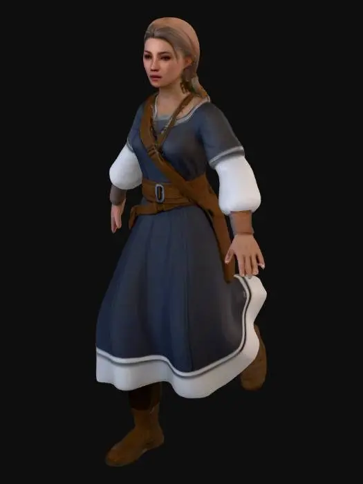 3D model for German Tribe Peasant