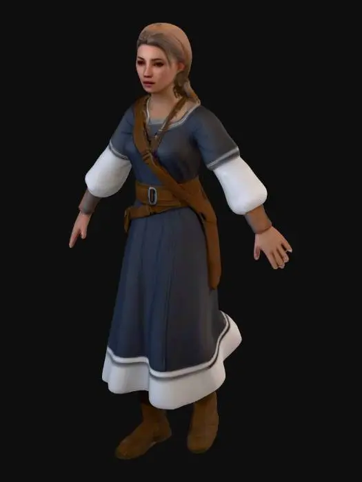 3D model for German Tribe Peasant