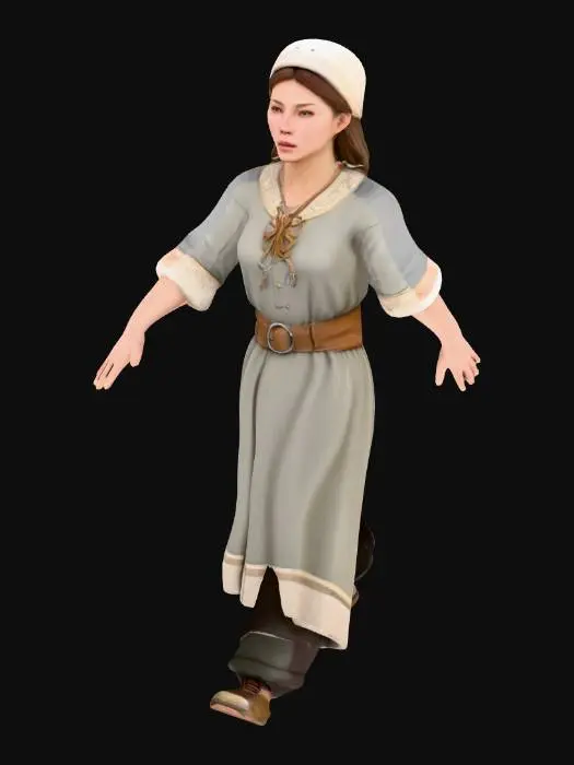 3D model for German Tribe Peasant