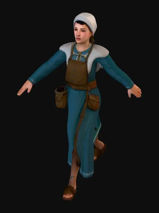 3D model for German Tribe Peasant