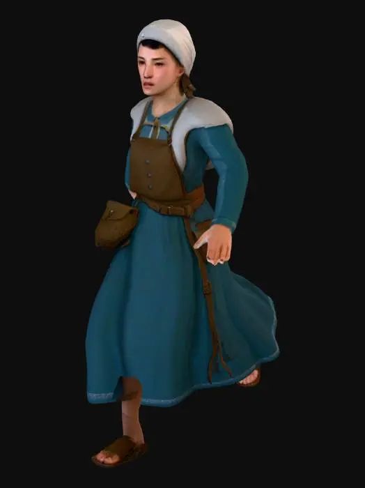 3D model for German Tribe Peasant