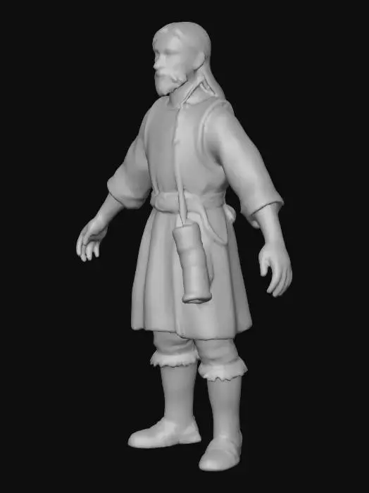 3D model for Nordic Peasant Man