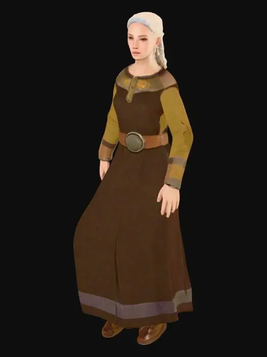 3D model for Nordic Menchant Woman