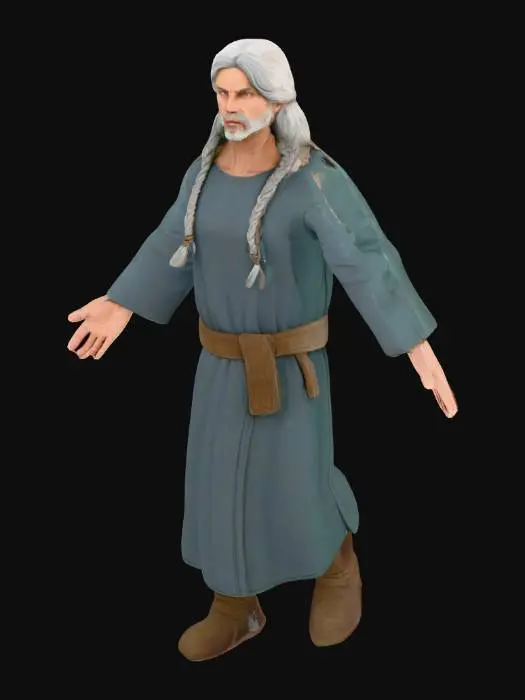 3D model for Nordic Peasant Man