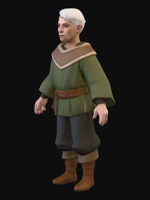 3D model for Nordic Peasant Man
