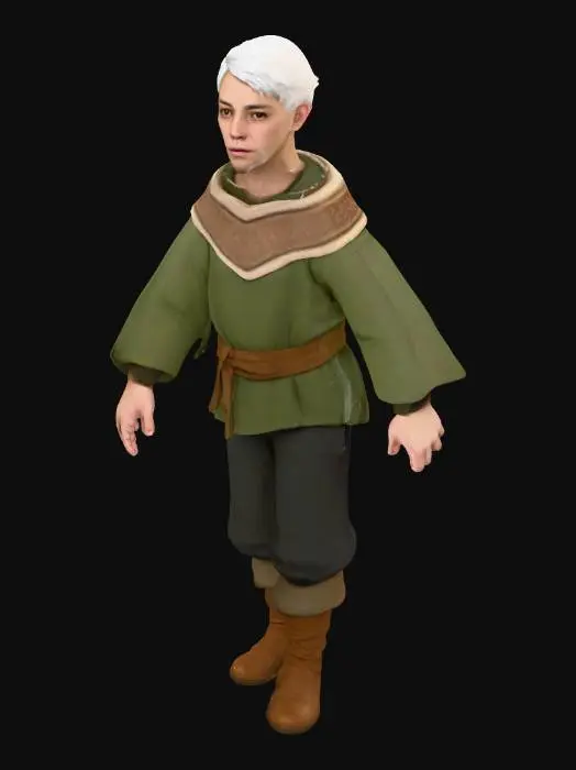 3D model for Nordic Peasant Man