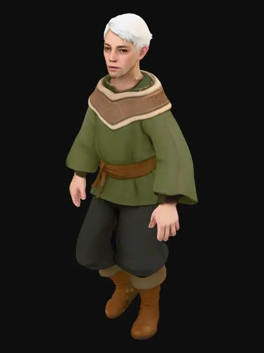 3D model for Nordic Peasant Man
