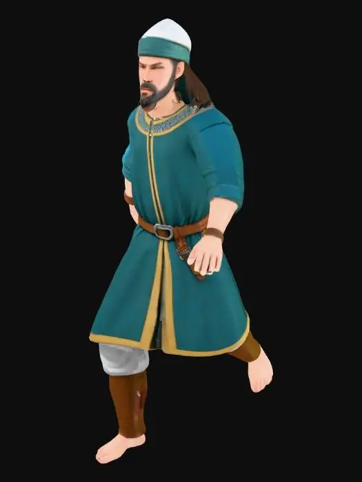 3D model for Nordic Peasant Man