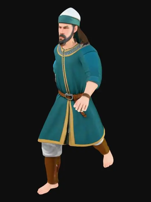 3D model for Nordic Peasant Man