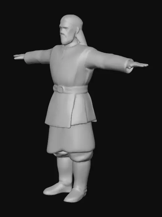 3D model for Nordic Merchant Man